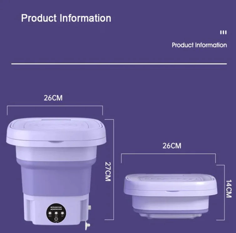 Retractable Folding Washing Machine